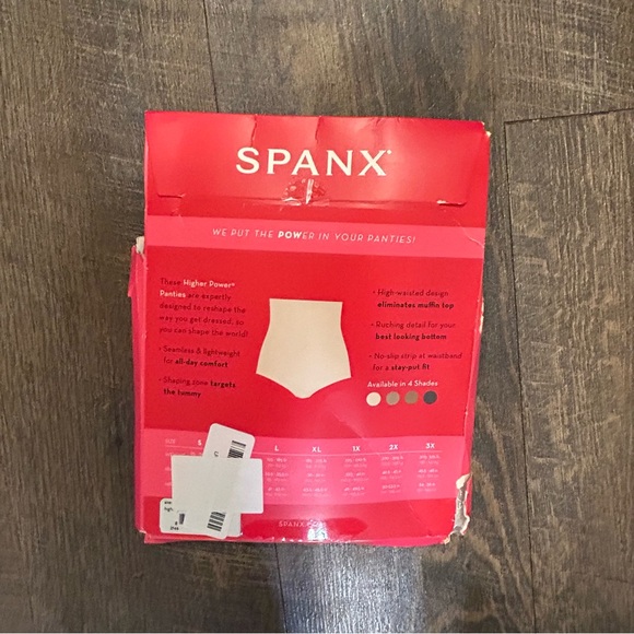SPANX Higher Power Panties High Waisted Shaper Brief Size M - Picture 2 of 2